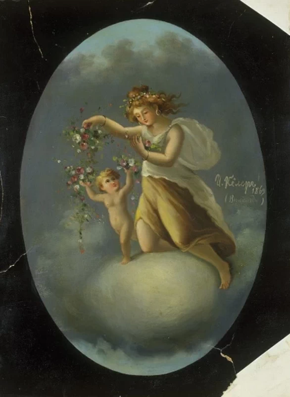 Allegoria con fiori - Art Museum of Estonia's painting collection